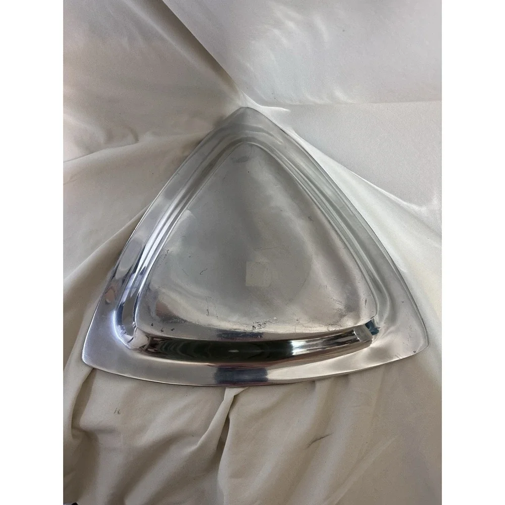 Vintage Nambe 522 Tri Corner Serving Tray 13
